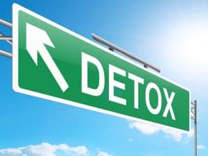 substance detoxification sign
